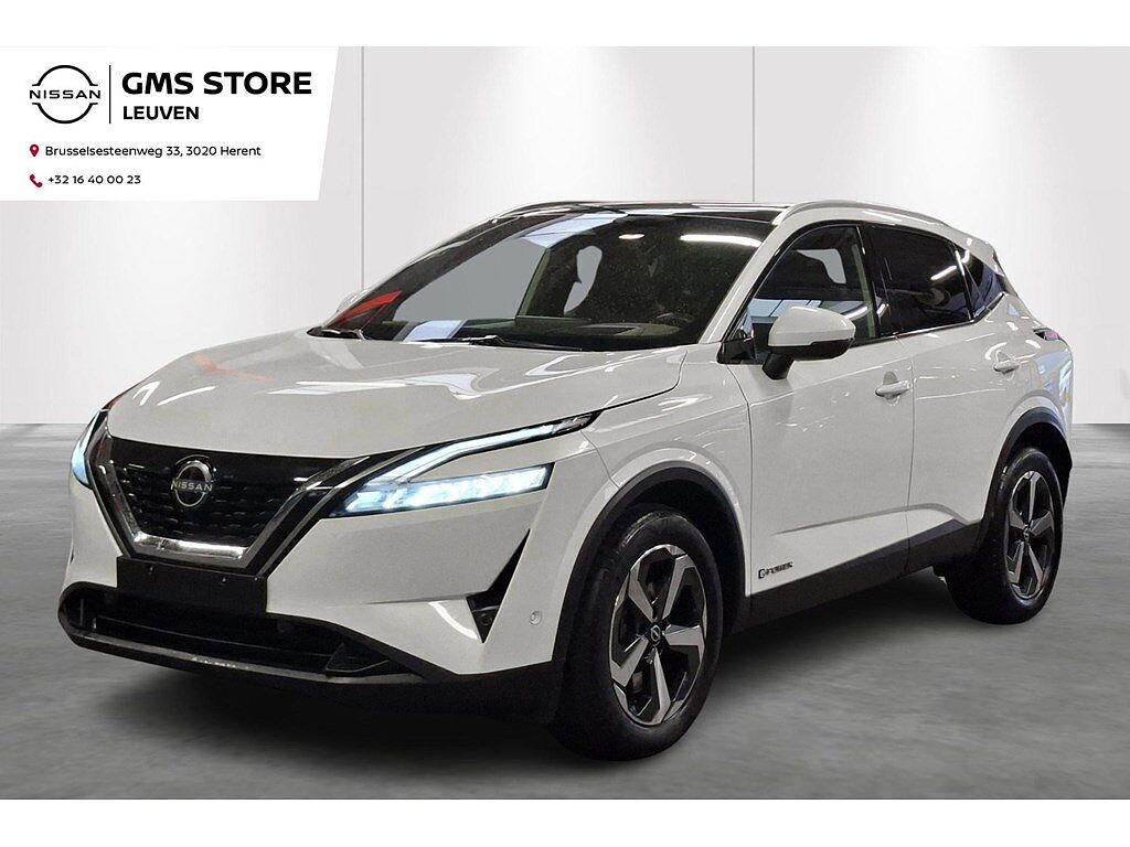 Nissan Qashqai Hybride-Auto-Pano-Carplay-GPS-Airco